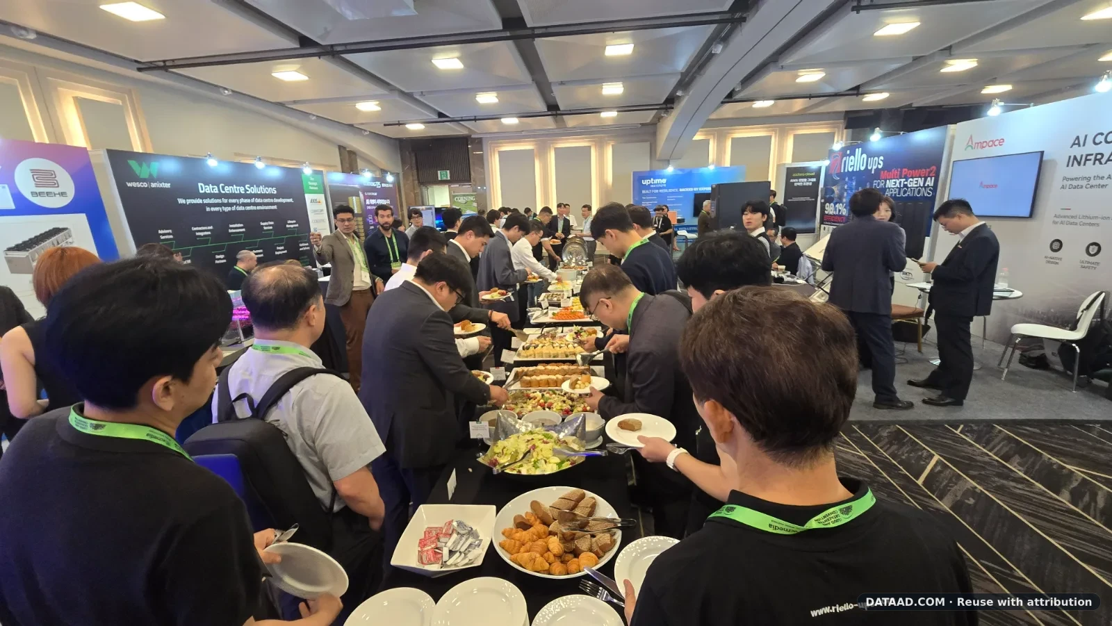 Lunch supported from diverse participating companies