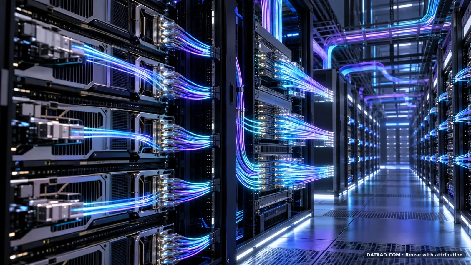 AI racks with high-speed optical connectivity