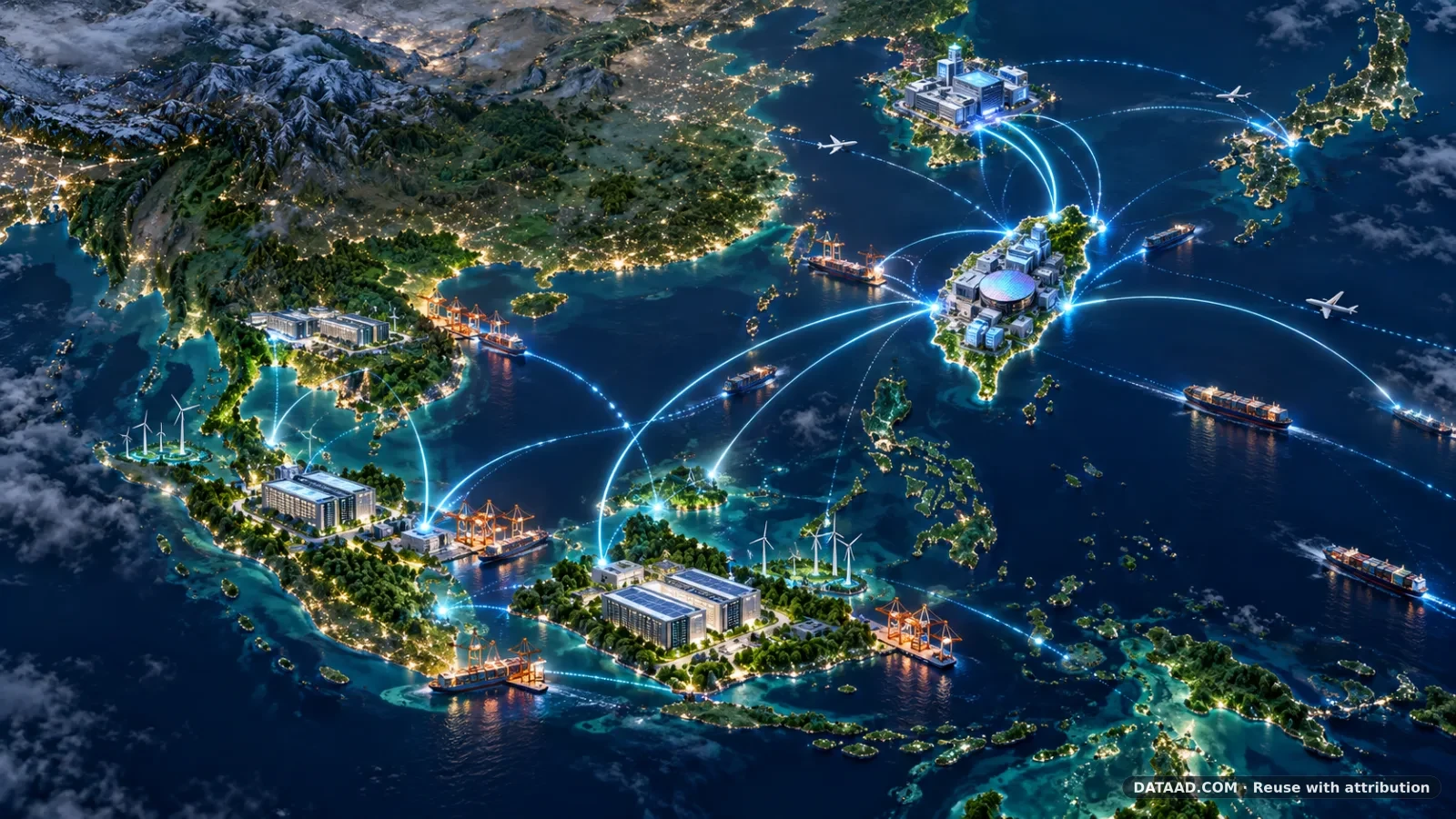 Asia regional AI infrastructure map