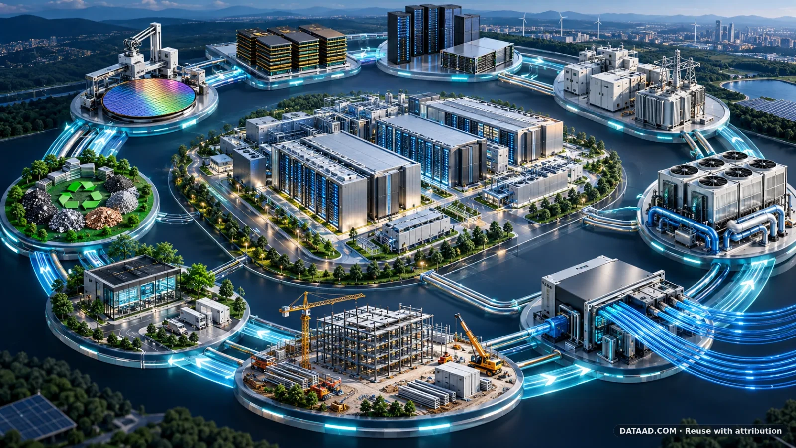 Integrated regional AI infrastructure ecosystem