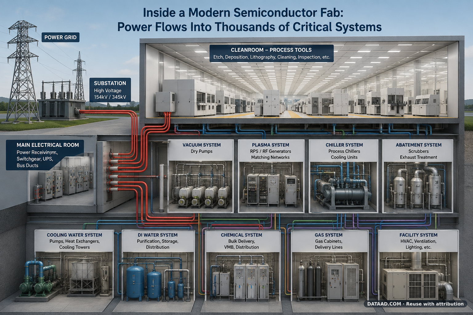 The Next Semiconductor Bottleneck Is Electricity: Every Kilowatt Saved Becomes Fab Capacity